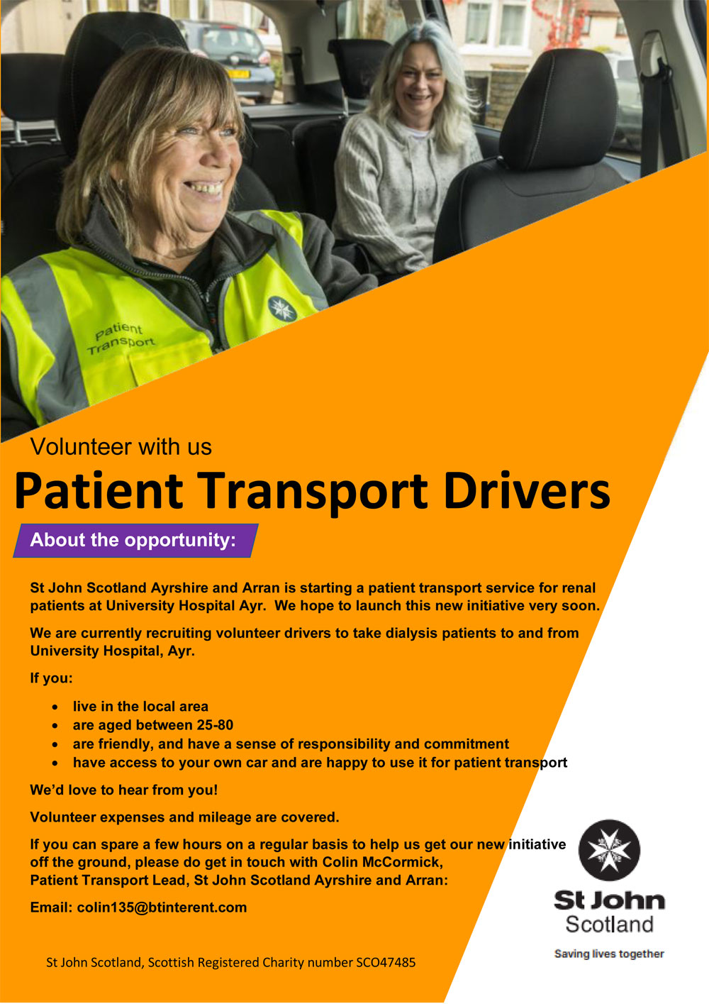 PATIENT TRANSPORT PILOT SCHEME