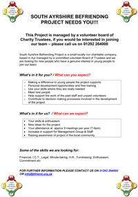South Ayrshire Befriending Project Management Group Recruitment