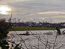 River Ayr during floods taken on the 30th December 2013