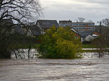 River Ayr during floods taken on the 30th December 2013