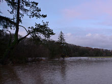 River Ayr during floods taken on the 30th December 2013