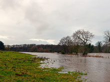 River Ayr during floods taken on the 30th December 2013