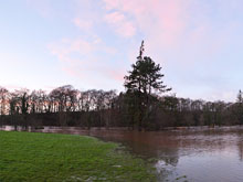 River Ayr during floods taken on the 30th December 2013