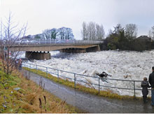 River Ayr frozen taken in December 2010