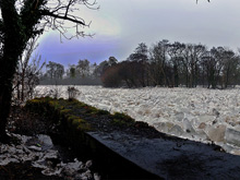 River Ayr frozen taken in December 2010